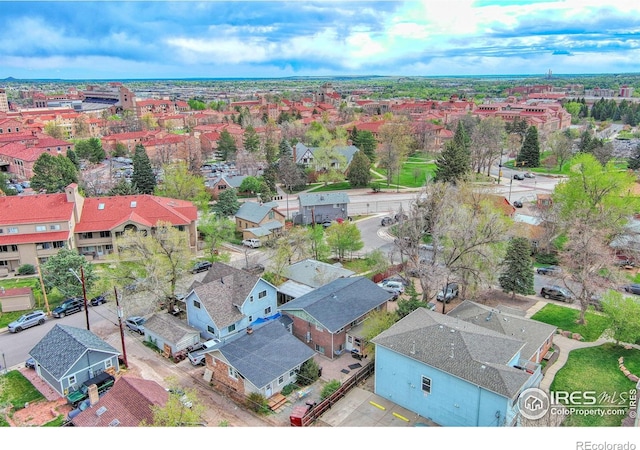 879-881 19th St, Boulder, CO 80302 - aerial perspective of suburban area