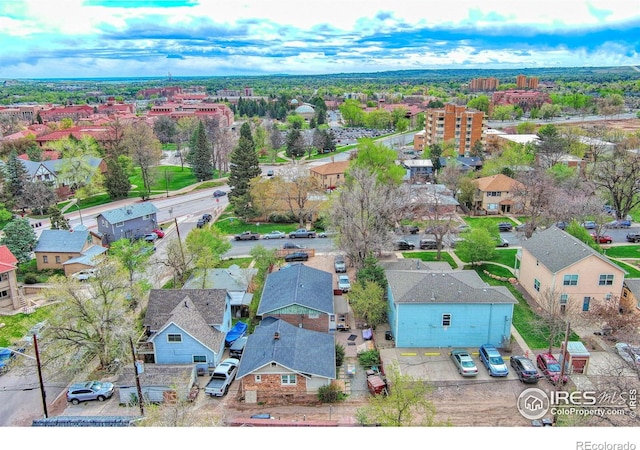 879-881 19th St, Boulder, CO 80302 - aerial perspective of suburban area