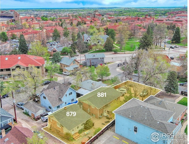 879-881 19th St, Boulder, CO 80302 - aerial view of residential area