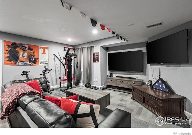 living room with baseboards