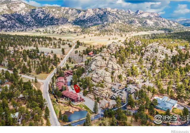 620 Macgregor Ave Unit 2, Estes Park, CO 80517 - bird's eye view of a mountain backdrop