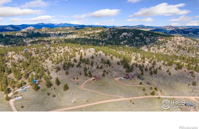 331 Laplata Dr, Livermore, CO 80536 - drone / aerial view of a mountainous background
