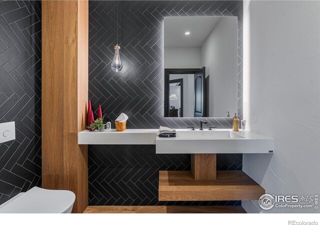 bathroom with toilet