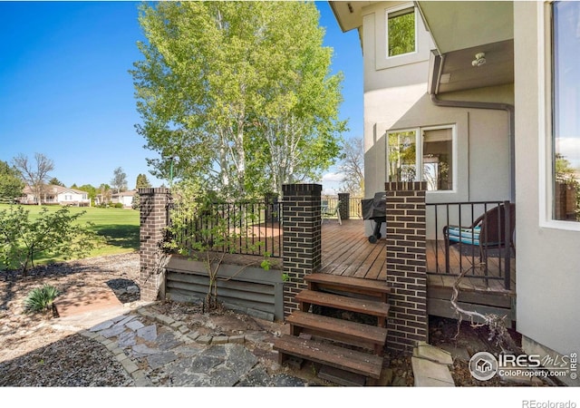 7309 Didrickson Ct, Fort Collins, CO 80528 - view of wooden terrace