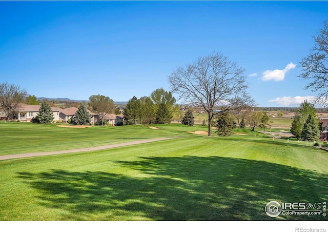 7309 Didrickson Ct, Fort Collins, CO 80528 - view of community featuring a lawn and golf course view