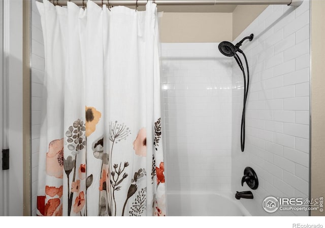 12506 Maria Cir, Broomfield, CO 80020 - bathroom featuring shower / tub combo with curtain