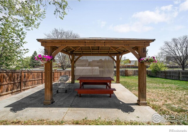 12506 Maria Cir, Broomfield, CO 80020 - view of patio with a gazebo
