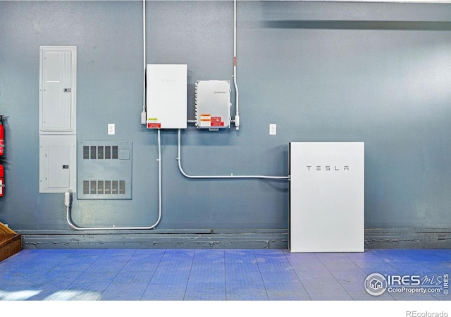 utilities with electric panel