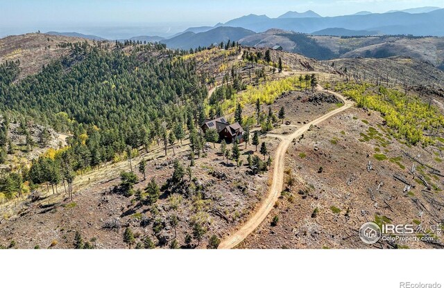 aerial view of mountains