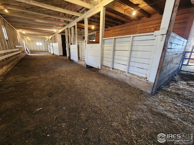 view of stable