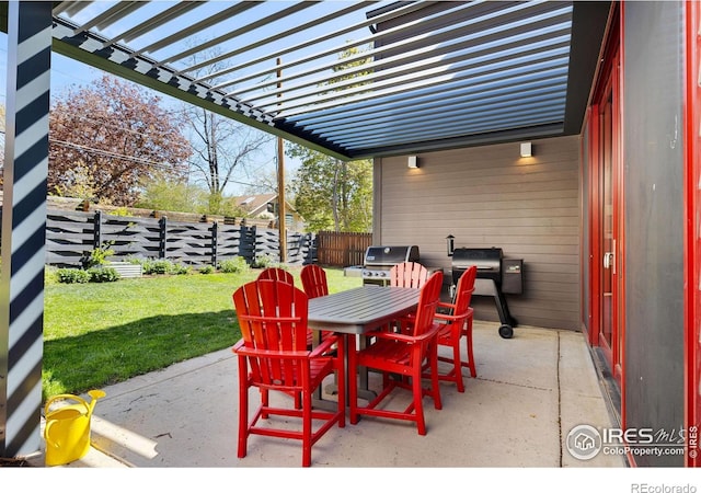 711 Hawthorn Ave, Boulder, CO 80304 - view of patio featuring outdoor dining area and grilling area