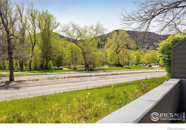 836 Walnut St Unit B, Boulder, CO 80302 - view of asphalt street with a mountain view