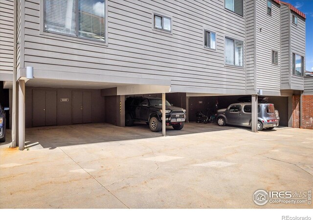 836 Walnut St Unit B, Boulder, CO 80302 - view of side of property featuring covered parking