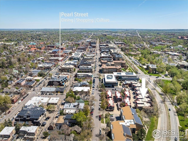 836 Walnut St Unit B, Boulder, CO 80302 - aerial view