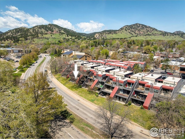 836 Walnut St Unit B, Boulder, CO 80302 - bird's eye view of a mountain backdrop