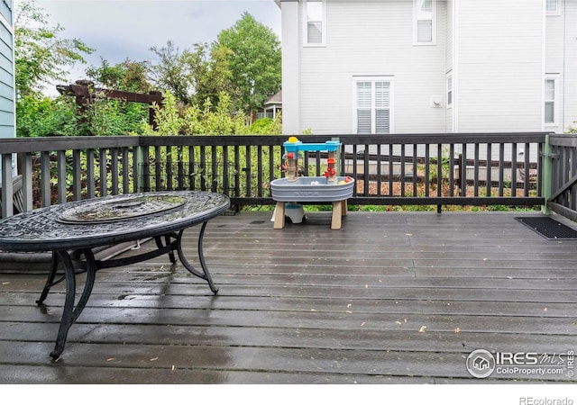1369 Padfield Pl, Erie, CO 80516 - view of wooden terrace