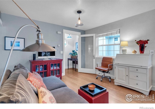1369 Padfield Pl, Erie, CO 80516 - living room with light wood finished floors and baseboards