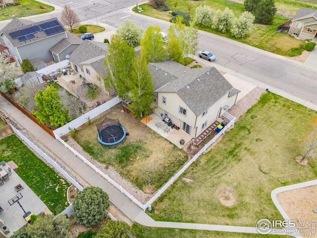 aerial view of property and surrounding area