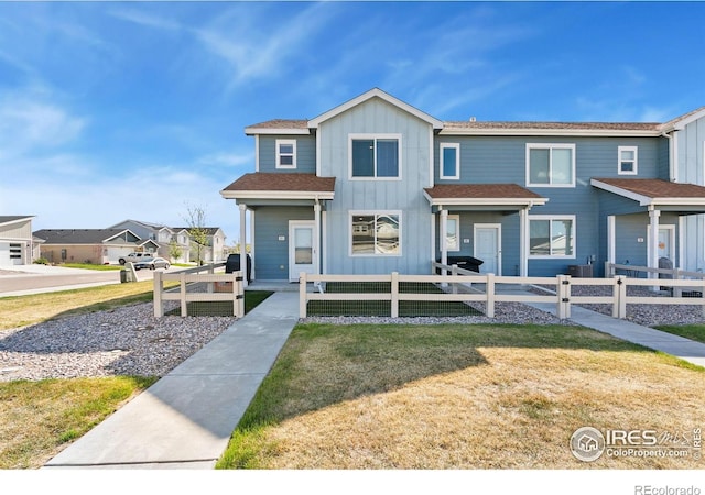 602 Santa Fe Trl Unit D1, Ault, CO 80610 - view of front of property featuring board and batten siding and a residential view