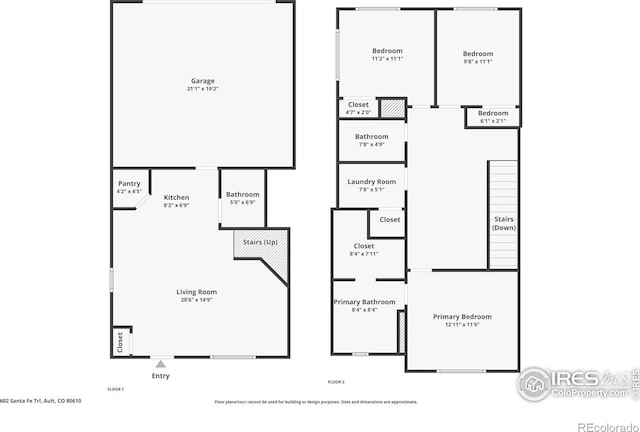 602 Santa Fe Trl Unit D1, Ault, CO 80610 - room layout