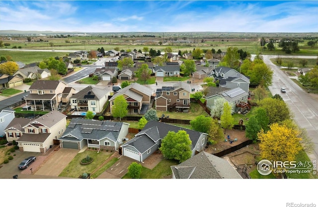 aerial perspective of suburban area
