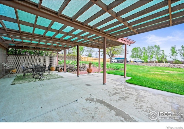14531 Country Hills Dr, Brighton, CO 80601 - view of patio / terrace featuring outdoor dining space