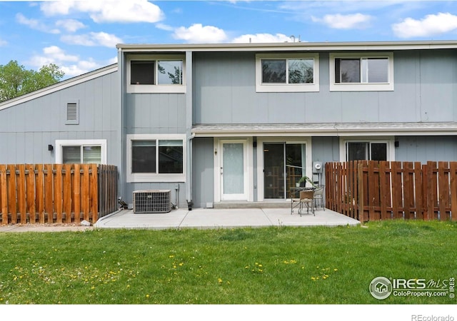 4160 Monroe Dr Unit B, Boulder, CO 80303 - back of house with central air condition unit and a patio area