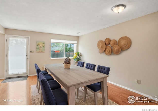 4160 Monroe Dr Unit B, Boulder, CO 80303 - dining room with light wood finished floors and baseboards