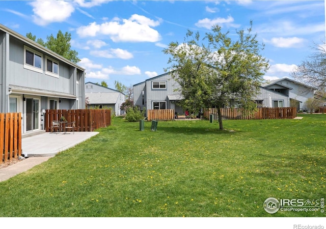 4160 Monroe Dr Unit B, Boulder, CO 80303 - view of yard with a patio and a residential view