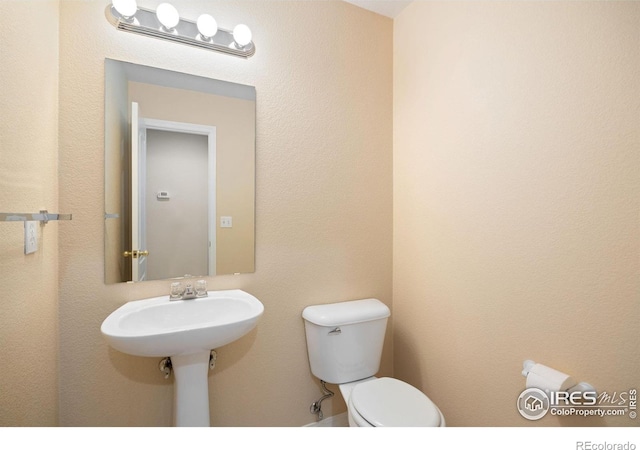 half bath with toilet
