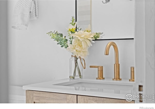 bathroom view of a sink