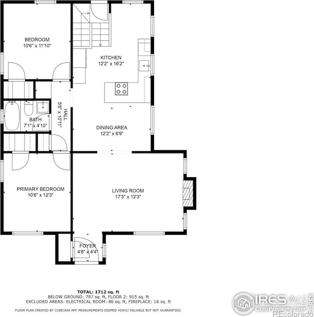 floor plan / room layout