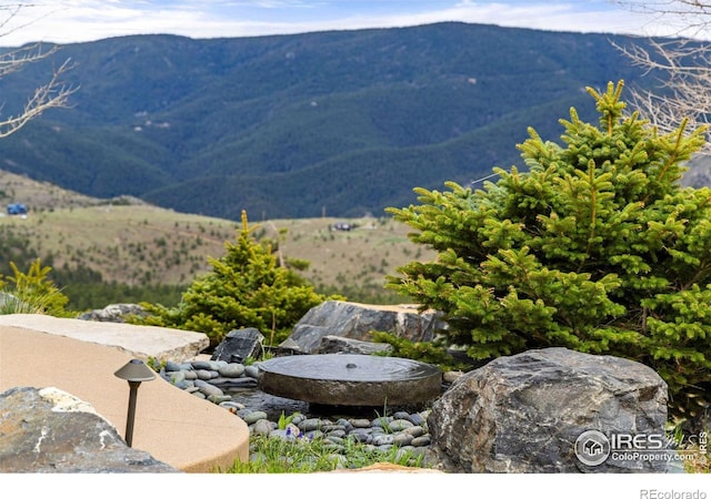 view of mountain backdrop