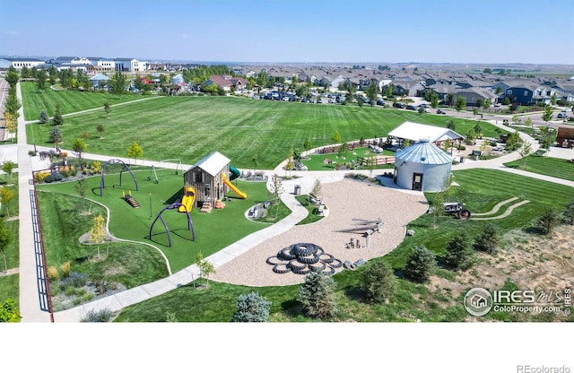 2137 Setting Sun Dr, Windsor, CO 80550 - bird's eye view of a community park