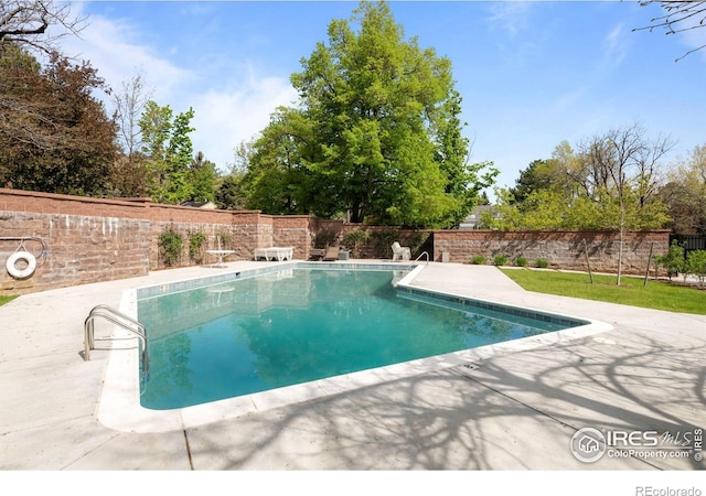 560 Northstar Ct, Boulder, CO 80304 - view of pool with a fenced backyard and a patio