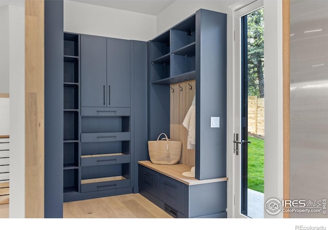 2814 3rd St, Boulder, CO 80304 - mudroom featuring light wood-style floors