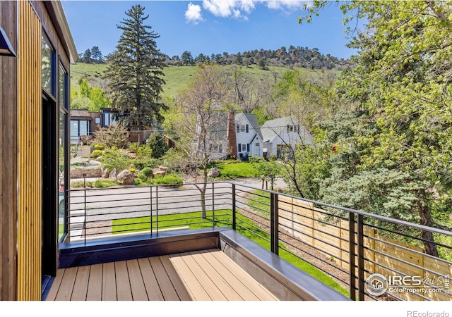 2814 3rd St, Boulder, CO 80304 - view of wooden terrace