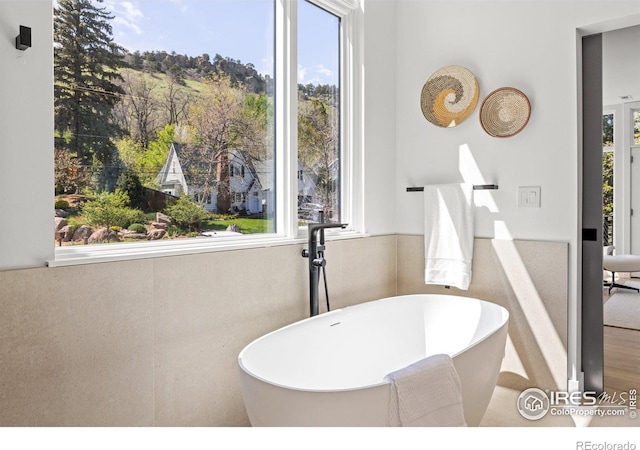 2814 3rd St, Boulder, CO 80304 - bathroom featuring a freestanding tub