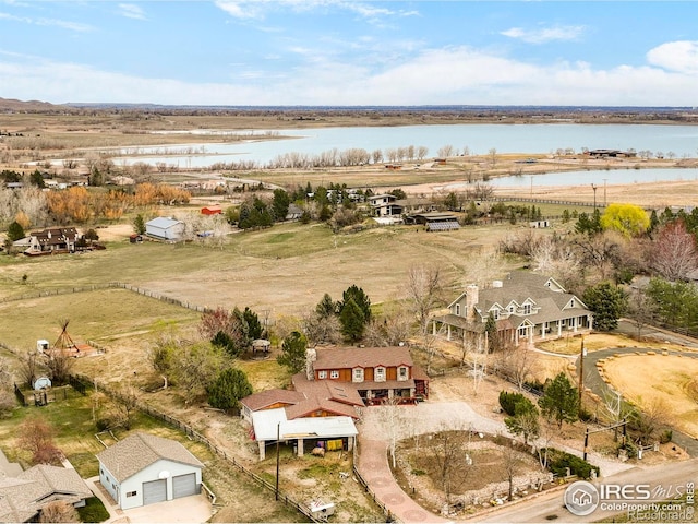 4963 Kelso Rd, Boulder, CO 80301 - view from above of property featuring a large body of water
