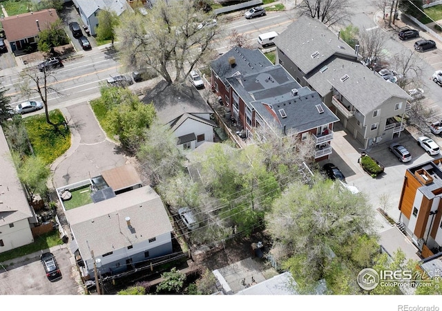 aerial perspective of suburban area