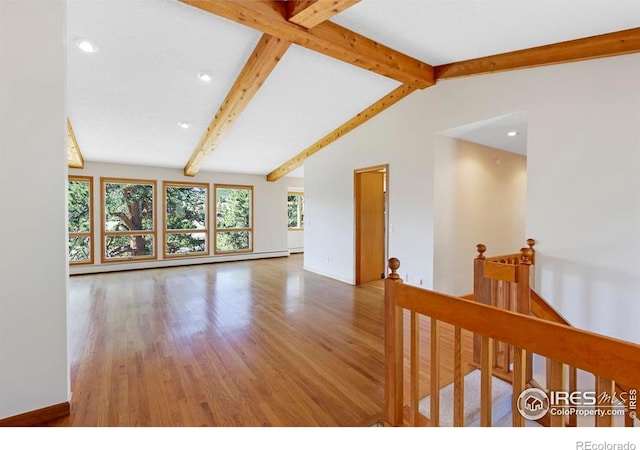 272 Solomon Dr, Estes Park, CO 80517 - empty room featuring healthy amount of natural light, wood finished floors, recessed lighting, and baseboards