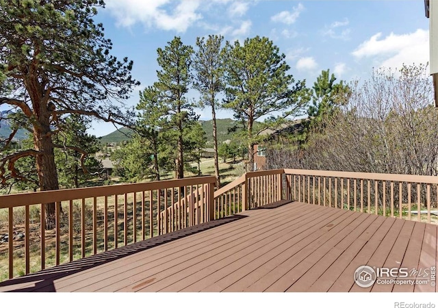 272 Solomon Dr, Estes Park, CO 80517 - view of deck