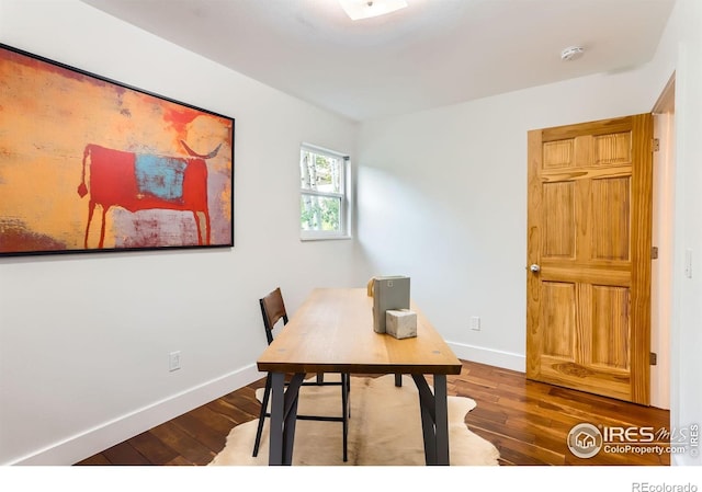 2550 Woodstock Pl, Boulder, CO 80305 - office space with hardwood / wood-style flooring and baseboards