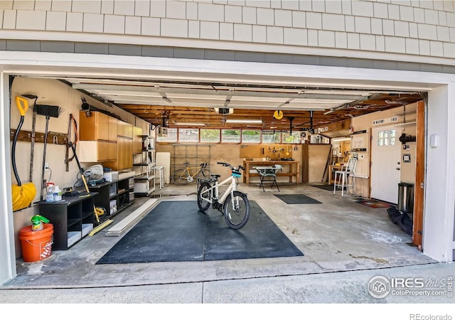 2550 Woodstock Pl, Boulder, CO 80305 - garage with a garage door opener
