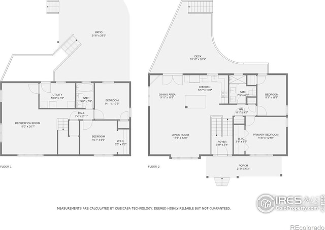 2550 Woodstock Pl, Boulder, CO 80305 - floor plan / room layout