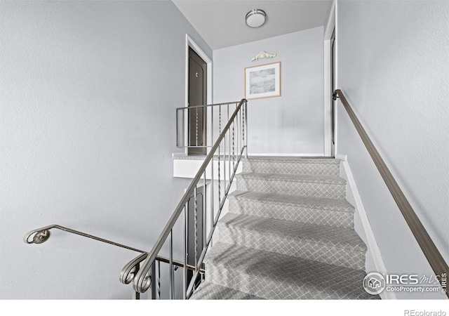 view of staircase