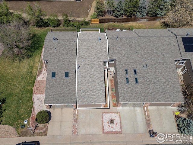 view of subject property
