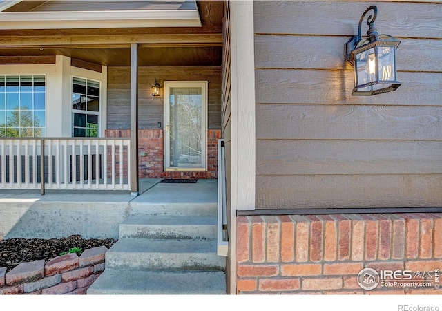 3530 Homestead Dr, Mead, CO 80542 - entrance to property featuring covered porch