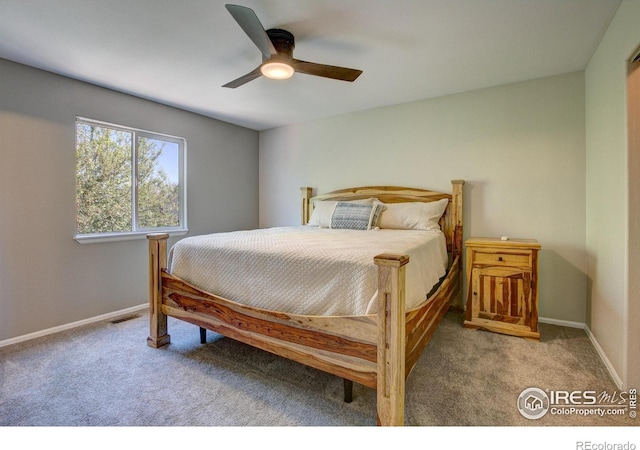 3530 Homestead Dr, Mead, CO 80542 - bedroom with carpet floors, a ceiling fan, and baseboards