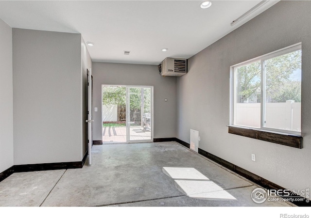 3530 Homestead Dr, Mead, CO 80542 - empty room featuring concrete flooring, baseboards, and recessed lighting
